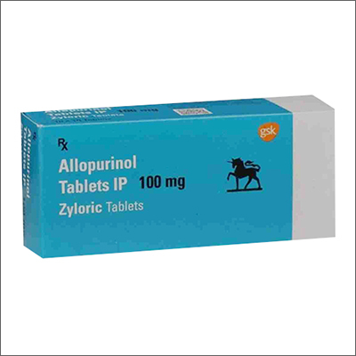 Allopurinol Tablets - 100mg Dosage | Xanthine Oxidase Inhibitor For Gout And Uric Acid Management, Dry Storage Recommended