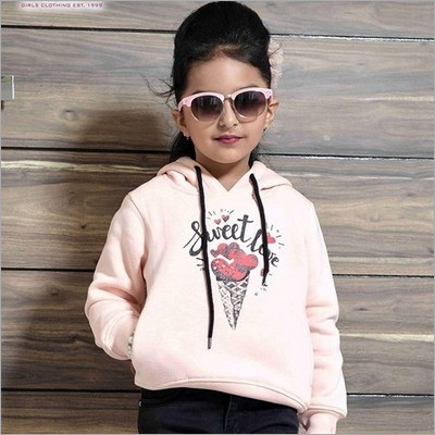 Girls Hoodie Sweatshirts Age Group: Kids