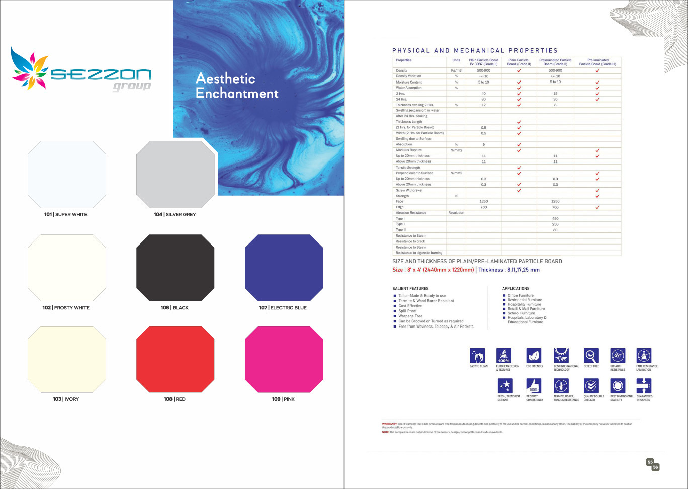 Pre Laminate Particle Board Grade: First Class