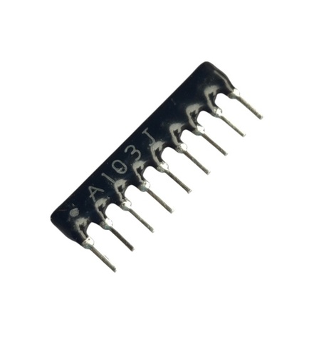 10K - 9 Pin Resistor Network - Industrial Grade, Control Panel Application | Reliable Performance, Optimized for Circuit Stability