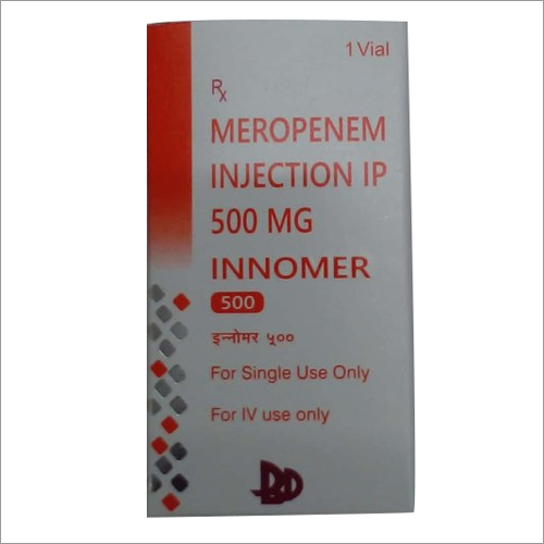 500 mg Meropenem Injection IP - Liquid Formulation | Recommended For: Doctor, Dosage: 500mg, Storage: Cool And Dry Place