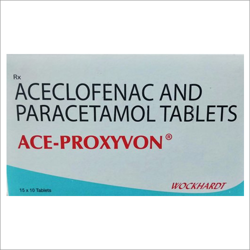 Aceclofenac And Paracetamol Tablets - Pain Relief Formula for Adults | Recommended Dosage as Per Doctor, Cool and Dry Storage Conditions