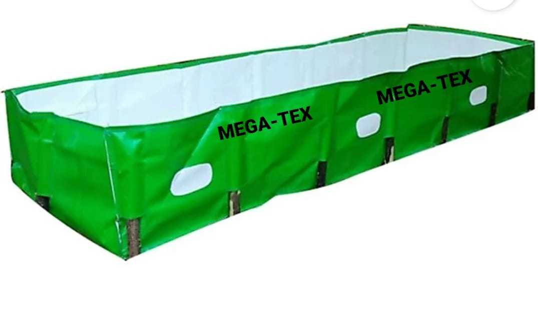 Megatex 250 Gsm Hdpe Organic Vermi Compost Maker Bed, 12ft X 4ft X 2ft (Green)
