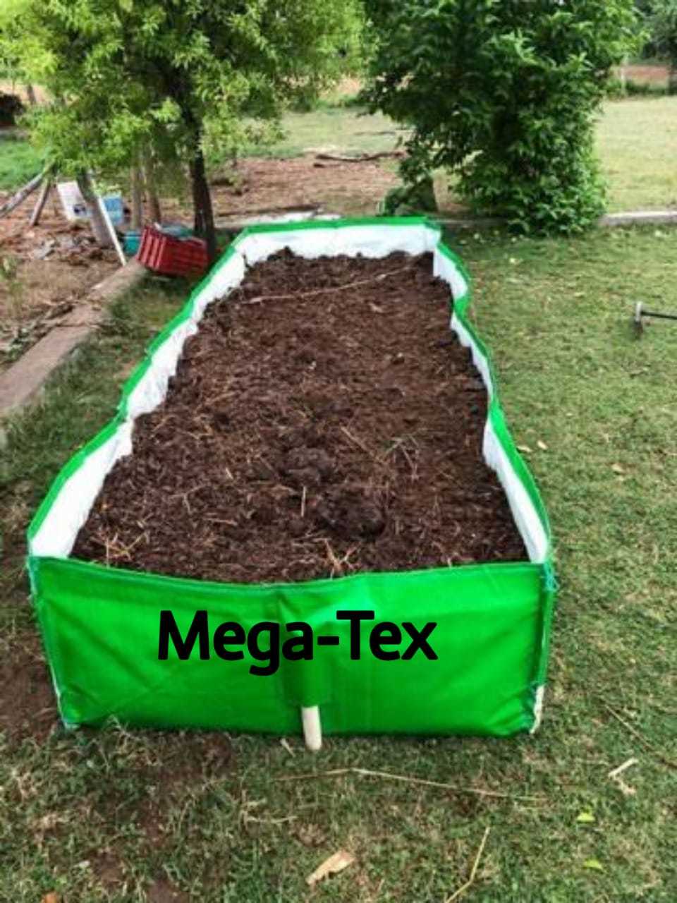 Megatex 250 Gsm Hdpe Organic Vermi Compost Maker Bed, 12ft X 4ft X 2ft (Green)