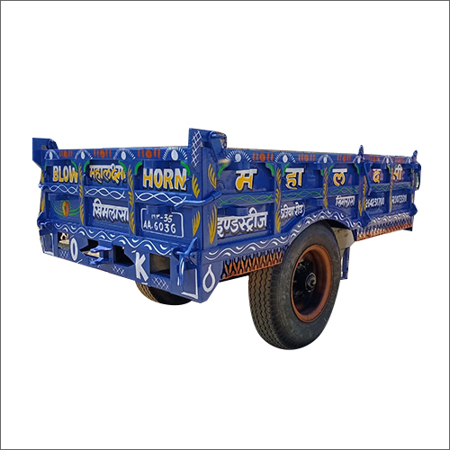 Industrial 2 Tyre Tractor Trolley