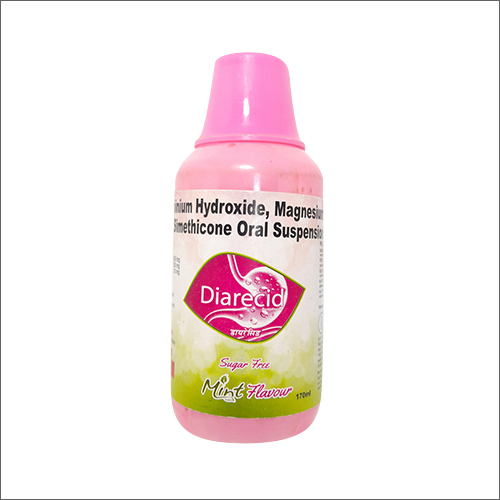 Capsules 170Ml Diareciad Dried Aluminium Hydroxide Magnesium Simethicone Oral Suspension