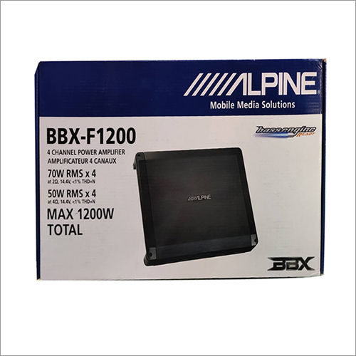 Bbx-f1200 1200w मैक्स 4 चैनल पावर एम्पलीफायर पावर: 400 वाट (W)