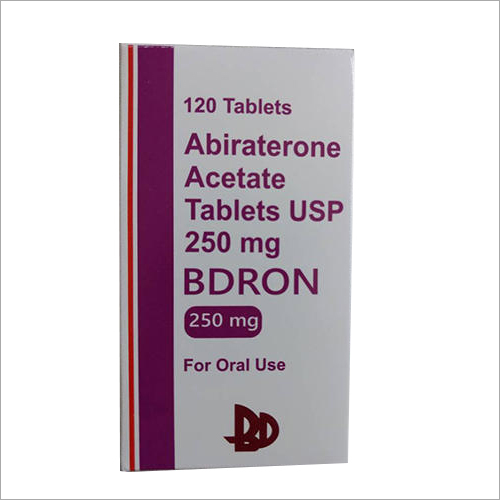 Abiraterone Acetate Tablets - 250mg, Anti-Testosterone Formula for Prostate Cancer Treatment, Moisture-Proof Packaging of 120 Tablets, Balanced Composition with Reduced Side Effects