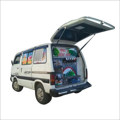Semi-automatic 4 Wheeler 8 Plus 2 Mobile Soda Machine