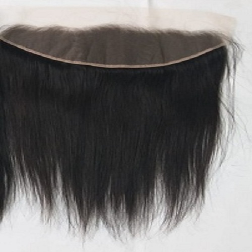 Brazilian Virgin Straight Hair With Swiss Transparent Lace Frontal - Length: 10-24 Inch (In)