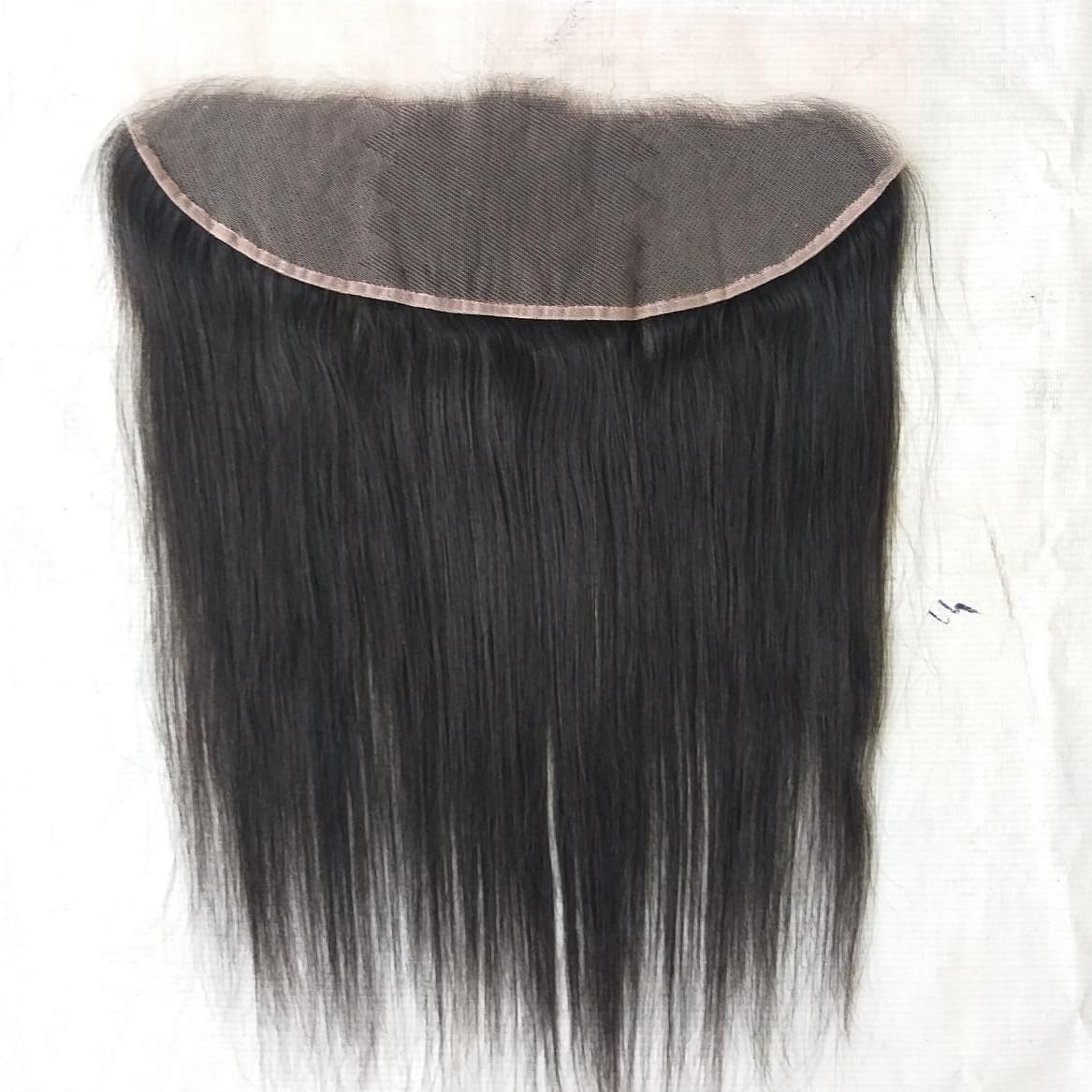 Brazilian Virgin Straight Hair With Swiss Transparent Lace Frontal - Length: 10-24 Inch (In)