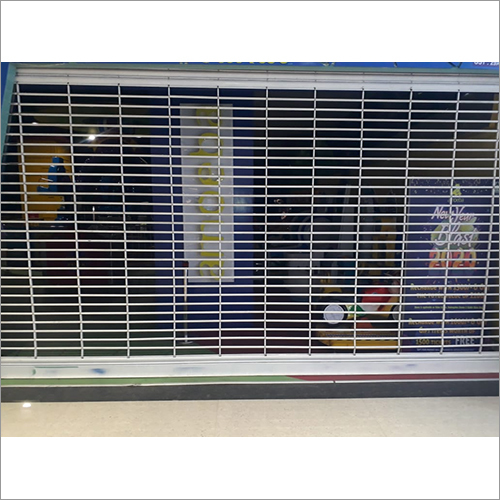 Automatic Grill Rolling Shutter - Steel, Customizable Dimensions | Electric Motor, Remote Control, Emergency Release Safety Features, Powder Coated Finish, Professional Installation