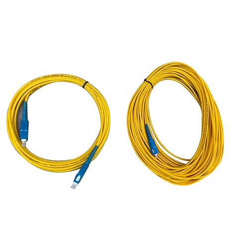 OFC Patch Cord - 10m Length, 9/125 Core Diameter | Yellow PVC Jacket, Single Mode LC Connector