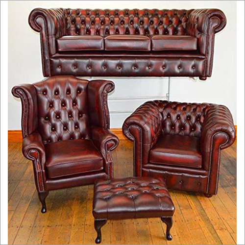 Leather Sofa Set