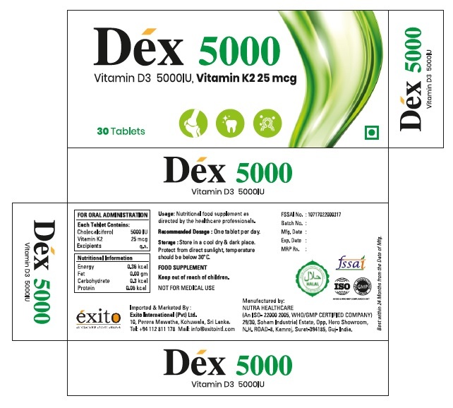 Vitamin D3 Tablets Health Supplements
