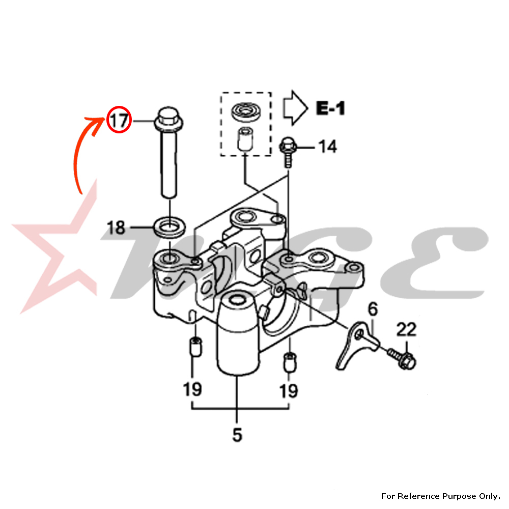 As Per Photo Nut, Cylinder Head For Honda Cbf125 - Reference Part Number - #90306-krm-840