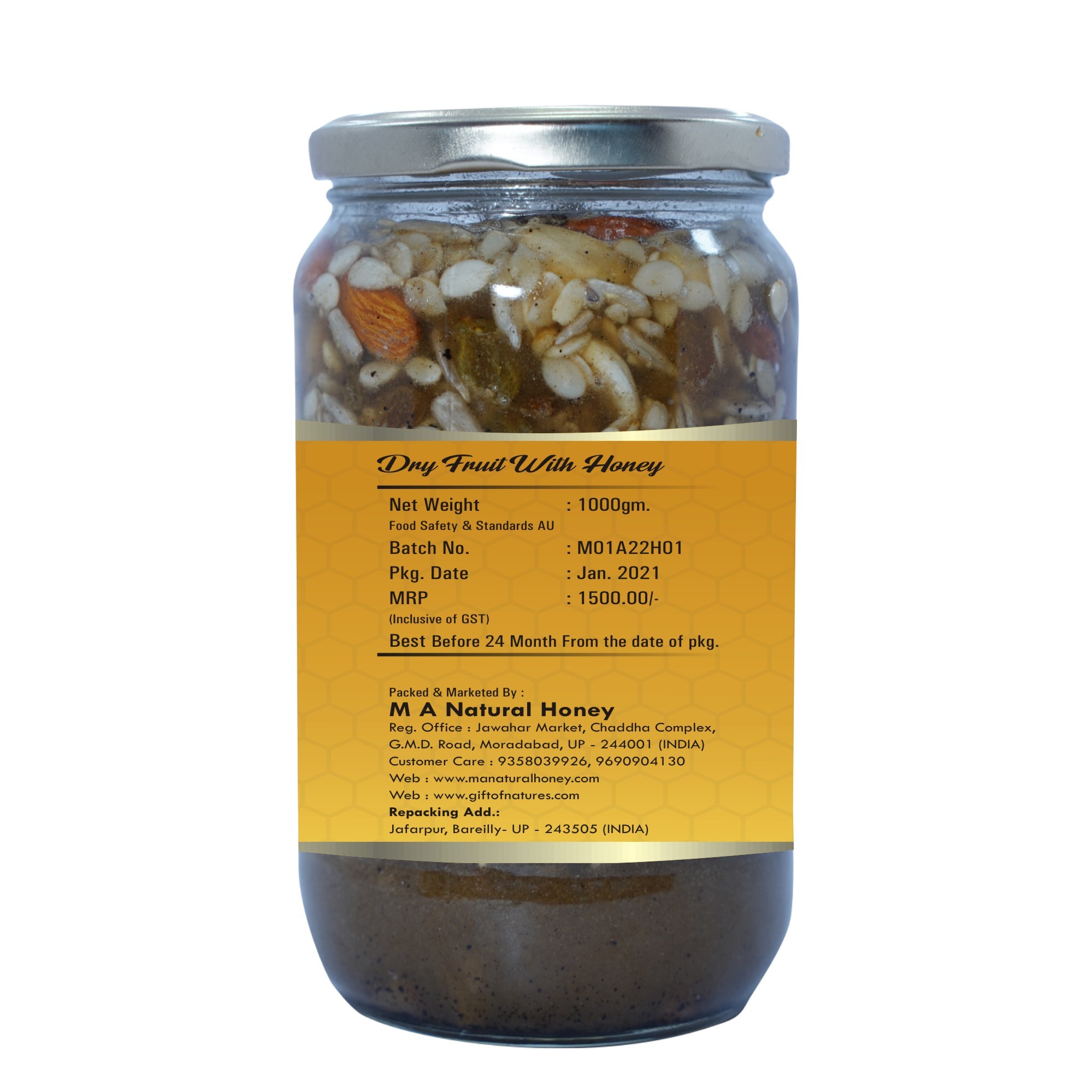 Stamina Power Dry Fruits With Honey