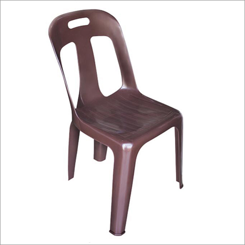 Crysta Armless Chair - Polypropylene 485x570x825 mm, Transparent Clear | Ergonomic Backrest, Stackable, Weather Resistant