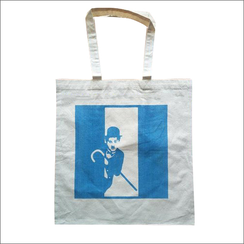 Cotton Long Handle Bag - Cotton Fabric, Customized Size, Natural Colour Options | 2 Kg Capacity, Loop Handles, Ideal for Travel