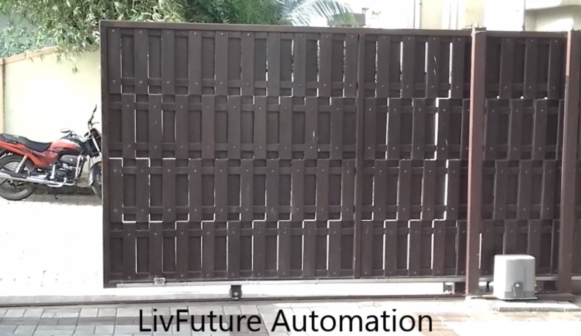 Automatic Sliding Gate - Color: Gray