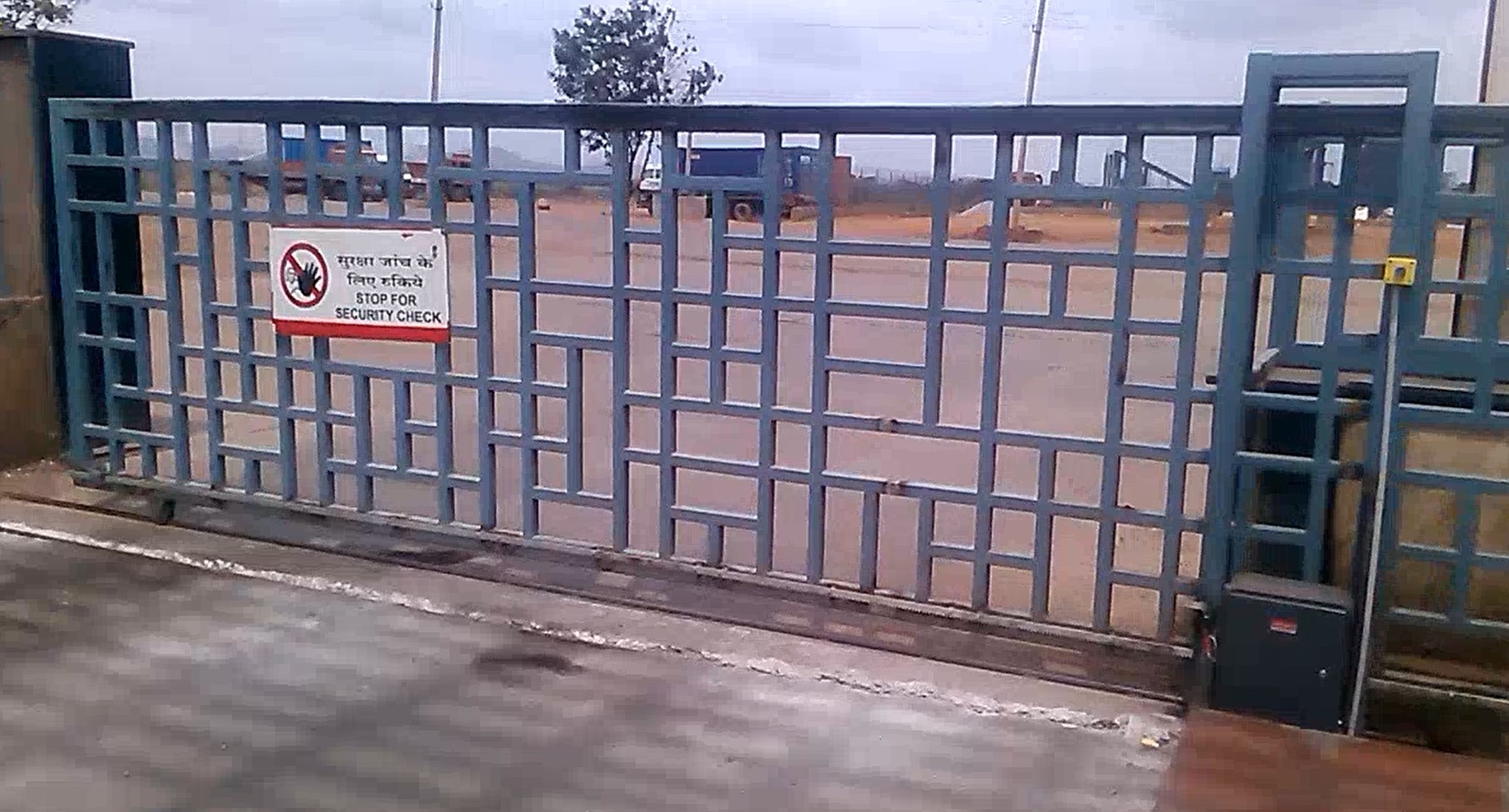 Automatic Sliding Gate - Color: Gray