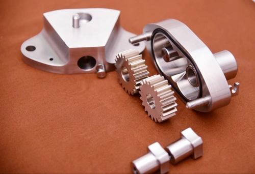 Softy Ice Cream Machine Gear Pump - Color: Silver