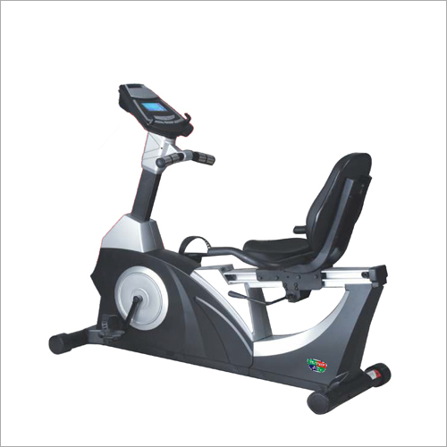 Commercial Recumbent Bike - Steel Frame, Black PU Leather Seat | Digital Display, Ergonomic Design, Multiple Resistance Levels