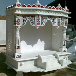 इंडियन व्हाइट मार्बल होम टेम्पल