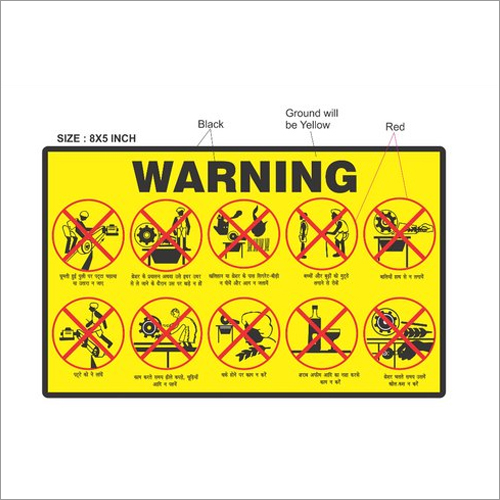 Any Customize Shape Industrial Vinyl Sticker
