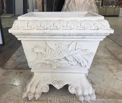 White Marble Flower Pot