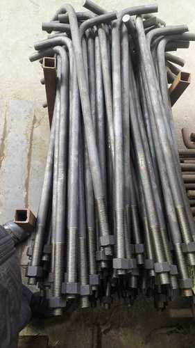 Foundation Bolt - Heavy Duty Stainless Steel | Secure Fastening for Machinery in Petrochemical, Sugar, and FMCG Industries