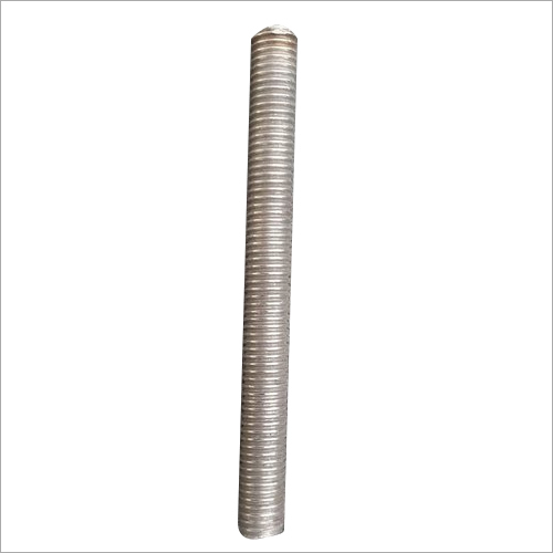 SS Full Thread Stud - 6mm Diameter, Polished Finish, Galvanized Surface Treatment | Ideal for Pump and Transformer Applications