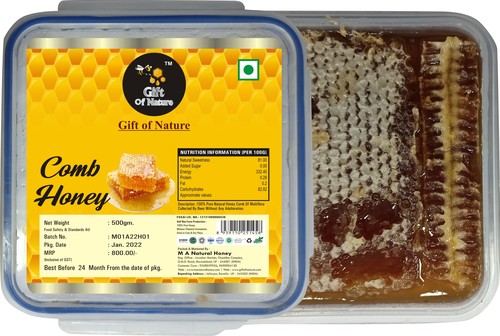 100% Pure Honey - 500g Organic Sweet Liquid | Grade A, 17% Moisture, 2-Year Shelf Life