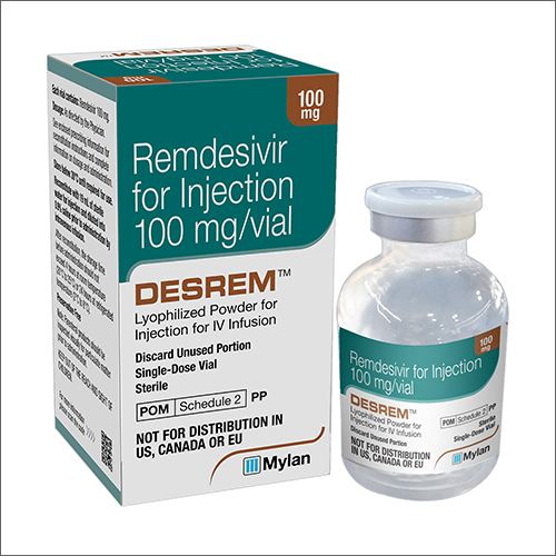 इंजेक्शन के लिए 100 मिलीग्राम रेमडेसिवीर