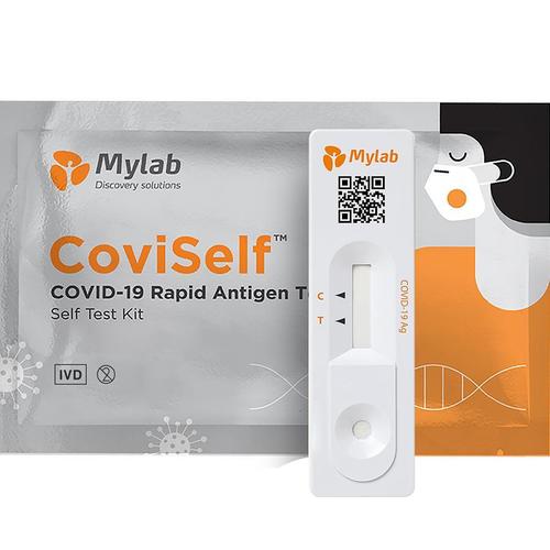 COVISELF COVID-19 Rapid Antigen Test Kit - Nasal Swab, Single Use Only 