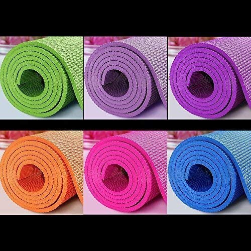 Multicolor Yoga Mat For Gym Or Home Exercise 8 Mm