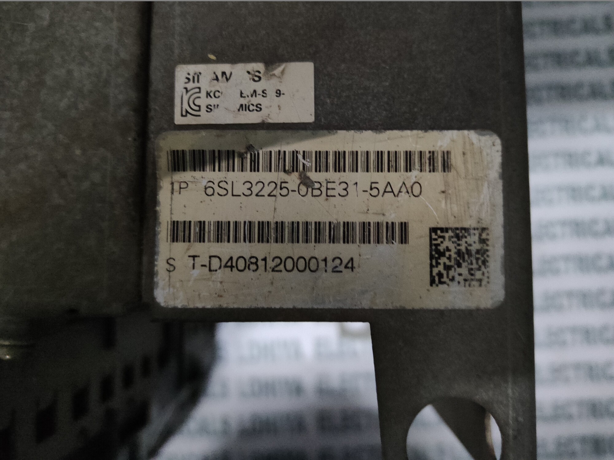 Siemens Power Module 6sl3225-0be31-5aa0