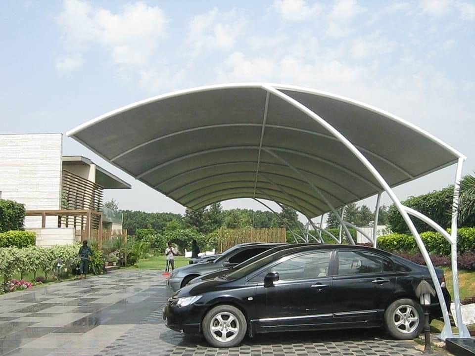 Tensile Gazebo Structure - Heat Transfer Coefficient: 30%