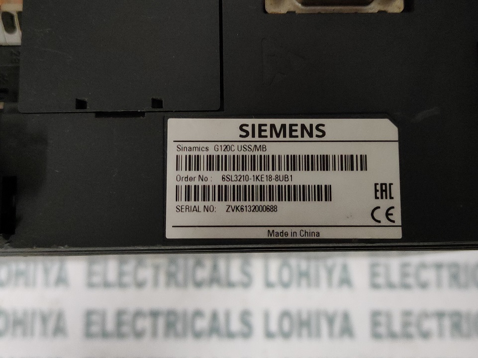 Siemens Power Module 6sl3210-1ke18-8ub1
