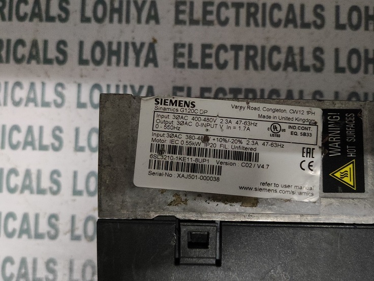 Siemens Power Module 6sl3210-1ke11-8up1