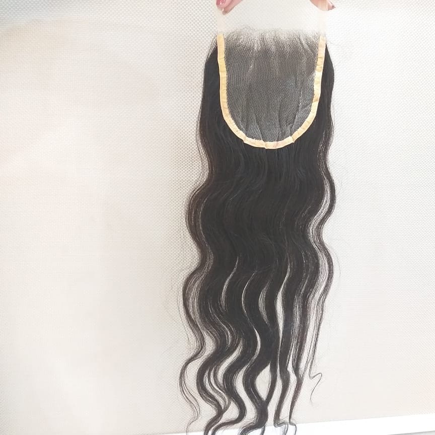Natural Lace Transparent Closure 4x4 - Hair Grade: Remy Hair