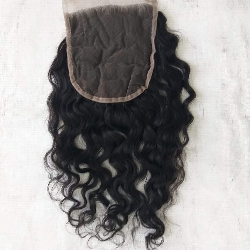 Natural Lace Transparent Closure 4x4 - Hair Grade: Remy Hair