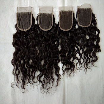 Natural Lace Transparent Closure 4x4 - Hair Grade: Remy Hair