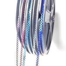 White Sequin Cd - 100 Meter Length, Customized Size | Round Embroidery, 3mm, 5mm, 7mm Disk Options