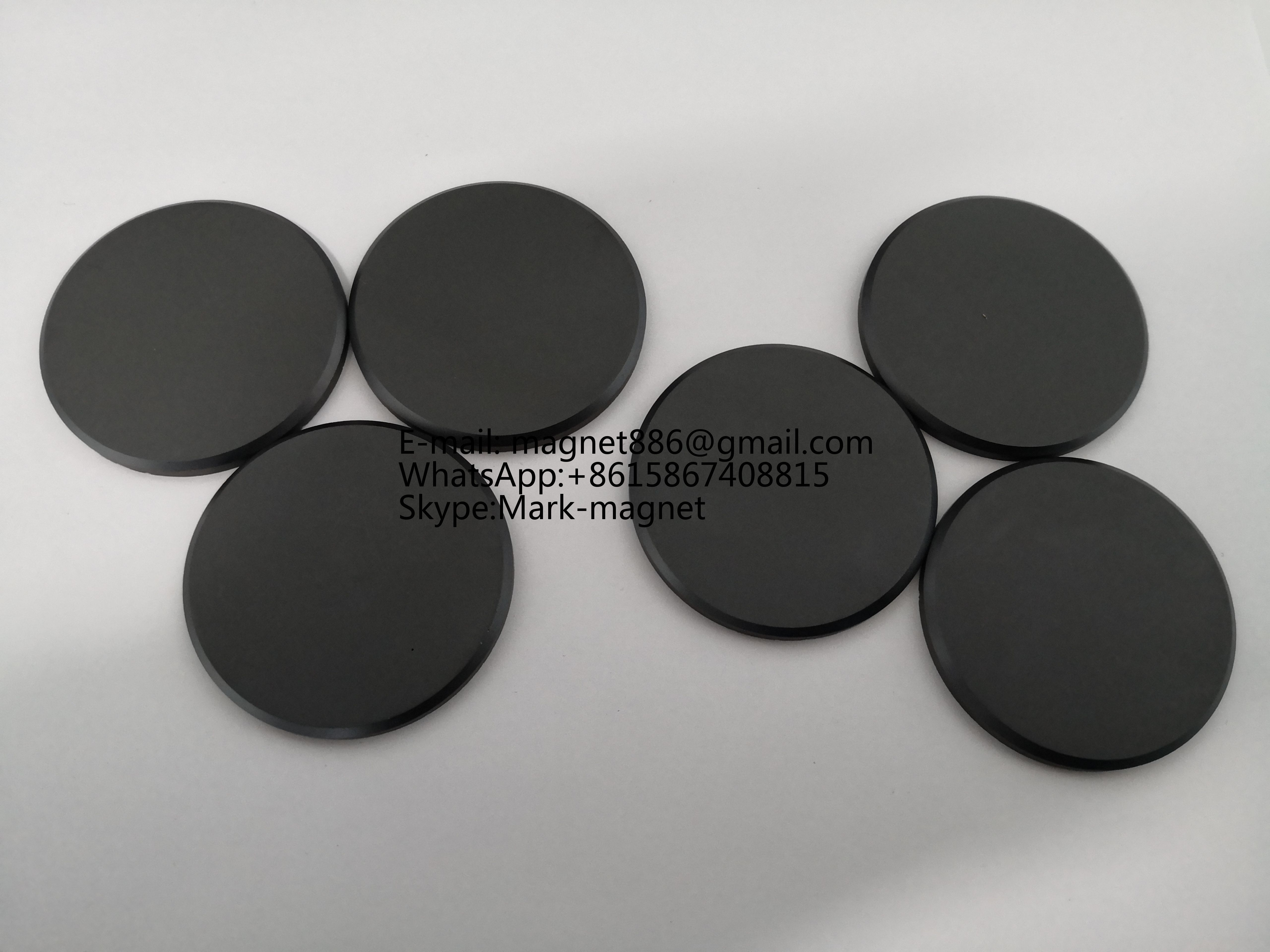 Magnesium (Mg) Spinels Microwave Ferrite, Mn-mg Ferrite Material Ga Rnets Series Microwave Ceramic - Color: Black