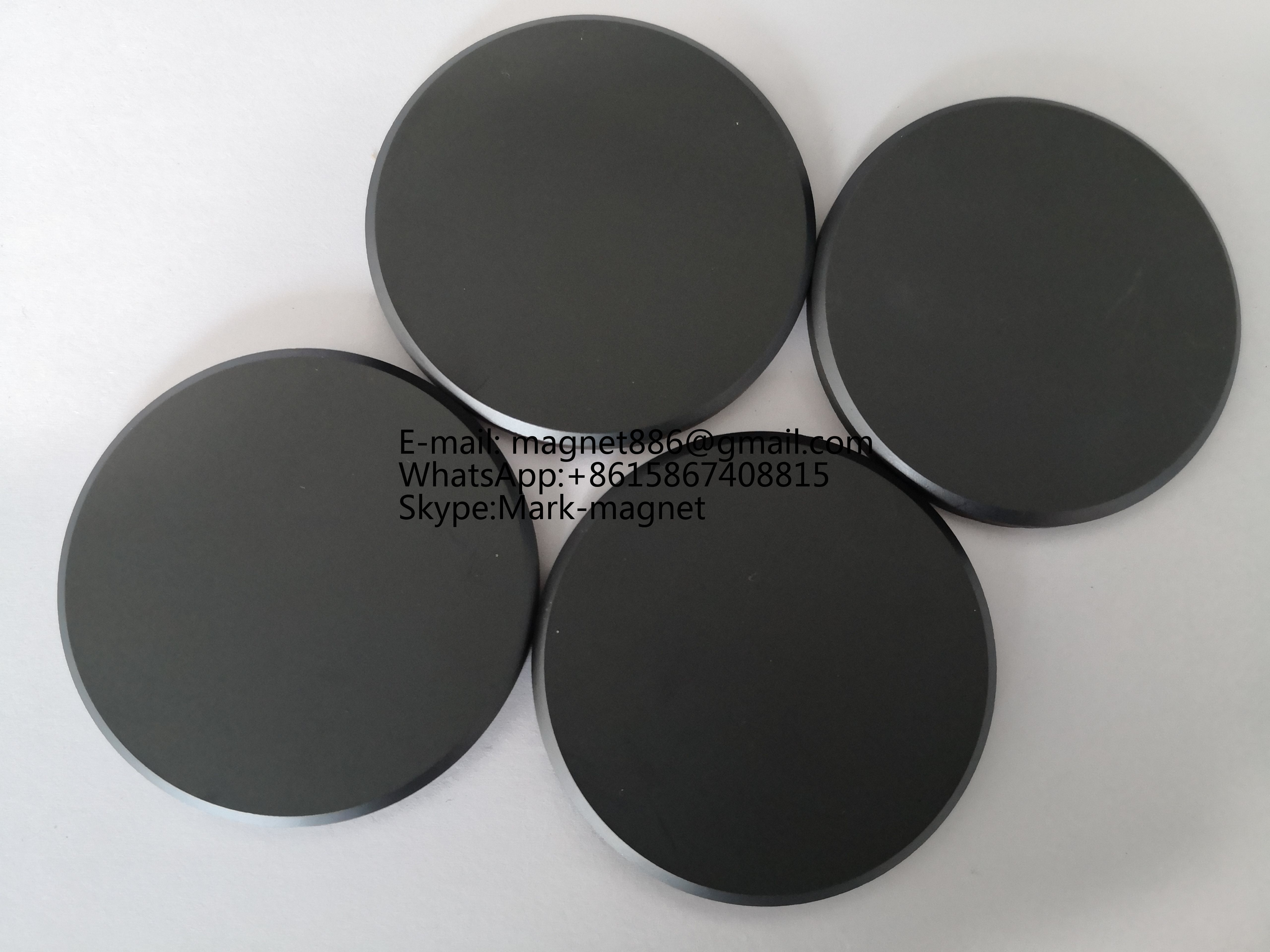 Magnesium (Mg) Spinels Microwave Ferrite, Mn-mg Ferrite Material Ga Rnets Series Microwave Ceramic - Color: Black