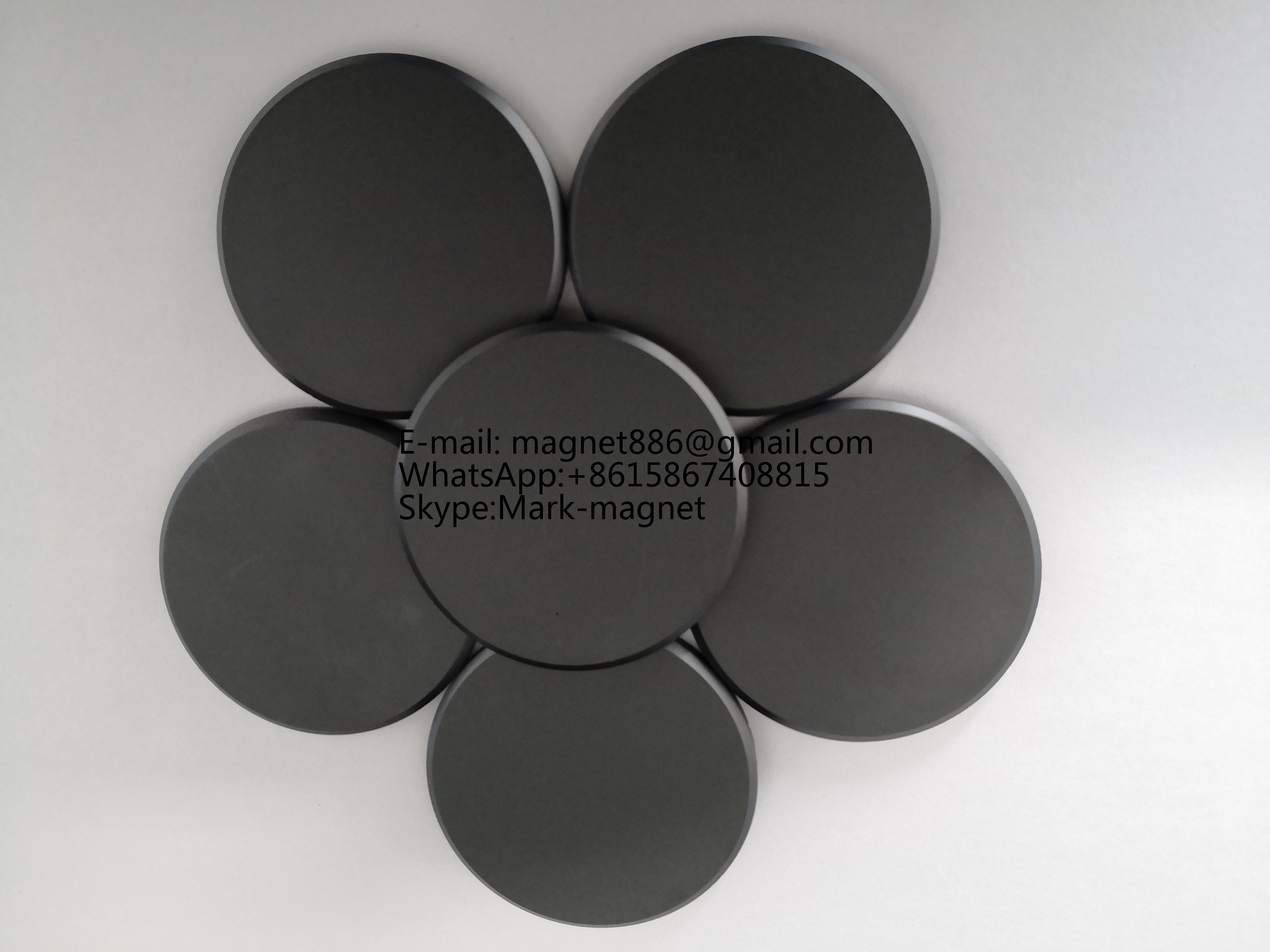 Magnesium (Mg) Spinels Microwave Ferrite, Mn-mg Ferrite Material Ga Rnets Series Microwave Ceramic - Color: Black