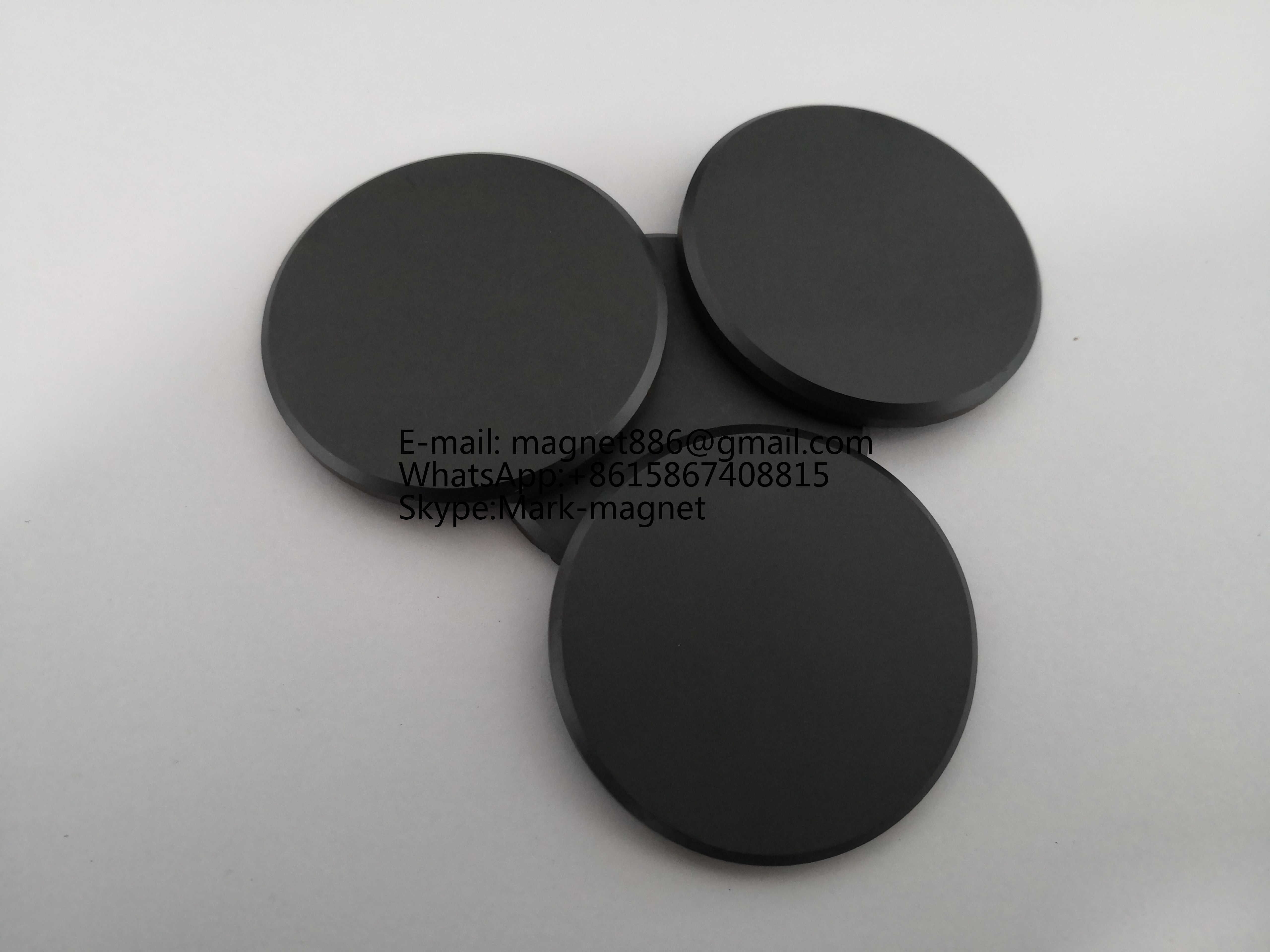 Magnesium (Mg) Spinels Microwave Ferrite, Mn-mg Ferrite Material Ga Rnets Series Microwave Ceramic - Color: Black