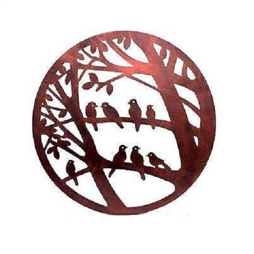 Metal Home Decoration Wall Art - 508mm X 508mm, Multi Color Customizable | Eco-friendly, Easy To Clean, Handmade Design
