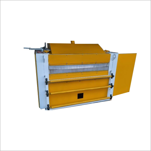 Brush Sanding Machine - MS Material, 220-240 Volt, Yellow Color | Semi-Automatic Operation, 1 Year Warranty